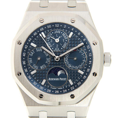 Audemars Piguet Royal Oak Perpetual Calendar Automatic Mens Watch 26574ST.OO.1220ST 26574ST.OO.1220ST.02 (blue, arb619)