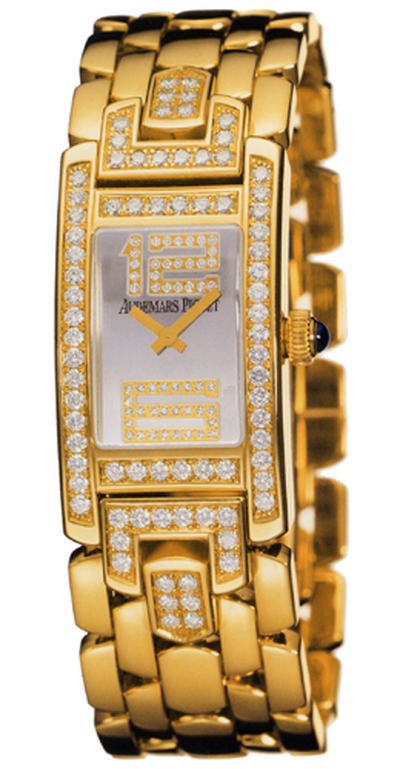 Audemars Piguet Promesse Diamond 18K Yellow Gold Ladies Watch, Article No: 67405BA.Z.1181BA.03 (arb1167)