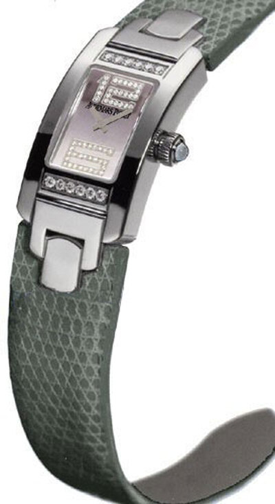 Audemars Piguet Promesse Diamond White Gold Grey Leather Ladies Watch 67461BC.Z.A002LZ.02 (arb1172)