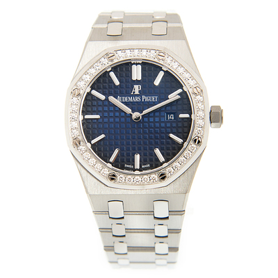 Audemars Piguet Royal Oak Smoked Blue Dial Mens Titanium Watch AP67651IP.ZZ.1261IP.01 (blue, arb1187)
