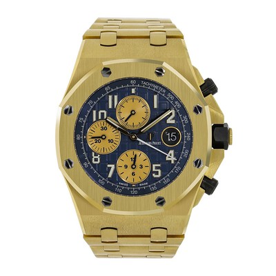 Audemars Piguet Royal Oak Offshore Chrono Auto Blue Dial Mens Watch #26470BA OO 1000BA 26470BA.OO.1000BA.01 (blue, arb859)