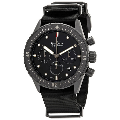 Blancpain 5200-0130-NABA Fifty Fathoms Chronograph Automatic Men's Watch (black, arb932)