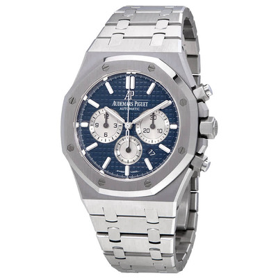 Audemars Piguet Royal Oak Blue Dial Automatic Mens Chronograph Watch Reference 26331ST.OO.1220ST.01 (blue, arb573)