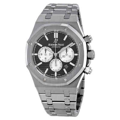 Audemars Piguet Royal Oak 26331ST.OO.1220ST: Men's Black Dial Automatic Chronograph Watch with Sapphire Crystal, Date Display 26331ST.OO.1220ST.02 (black, arb574)