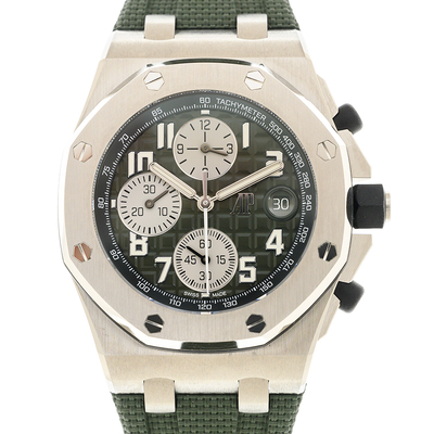 Audemars Piguet Royal Oak Offshore Chronograph Automatic Mens Watch 26238TI.OO.A056CA.01 (green, arb836)