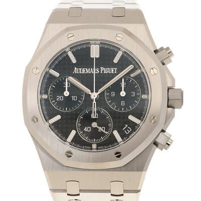 Audemars Piguet Royal Oak 50th Anniversary Chronograph Automatic Black Dial Mens Watch: 26240ST.OO.1320ST.02 (black, arb549)