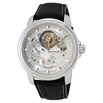 Blancpain Le Brassus Platinum One Minute Flying Carrousel Mens Watch Reference: 2253-4034-53B (black, arb418)