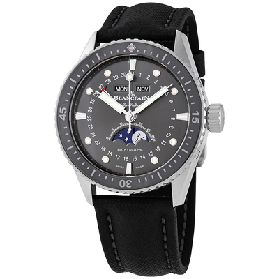Pre-owned Blancpain Fifty Fathoms Automatic Mens Watch 5054-1110-B52A (black, arb6036)