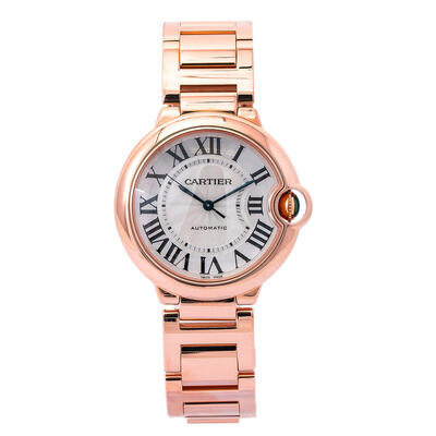 Cartier Ballon Bleu Automatic Silver Dial Ladies Watch (Ref: 3003) (arb2072)