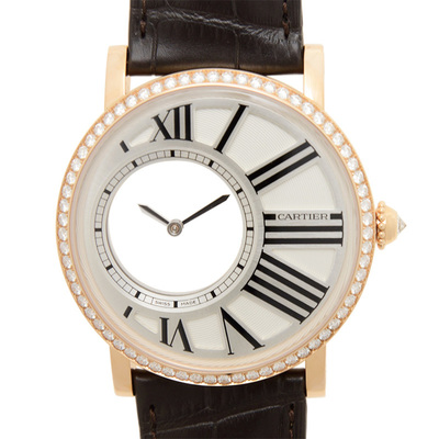 Cartier Rotonde de Cartier Diamond White Dial Watch HPI00635 (brown, arb2075)