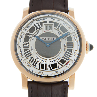 Cartier Rotonde de Cartier Annual Calendar Complication Mens Watch W1580001 (blue, arb2080)