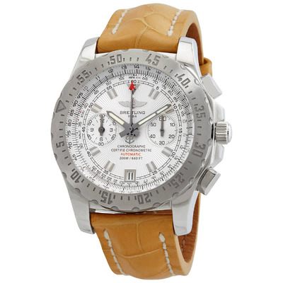 Breitling Professional Skyracer Chronograph Automatic Mens Silver Dial Watch Article No. A2736234/G615.745P.A20BA (beige, arb735)