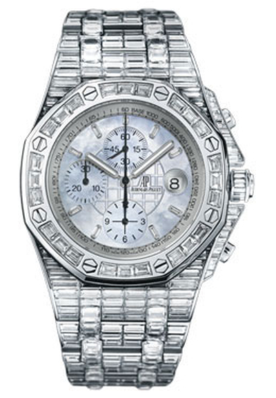 Audemars Piguet Royal Oak Offshore Chronograph Diamond Mens Watch 26174BC.ZZ.8042BC.01 (arb604)