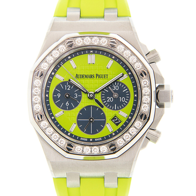 Audemars Piguet Royal Oak Offshore Chronograph Automatic Diamond Green Dial Mens Watch 26231ST.ZZ.D038CA.01 (green, arb823)