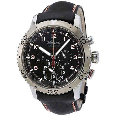 3880ST/H2/3XV Breguet Transatlantique Type XXII Flyback Mens Watch (black, arb1357)