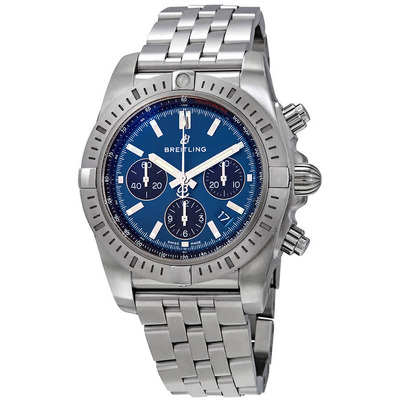 Men's Breitling Chronomat AB0115101C1A1 Automatic Chronograph Blue Dial (blue, arb1434)