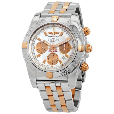  Breitling Chronomat 44 Chronograph Automatic Mens Two Tone Watch ib011012/a697.375c (arb1343)