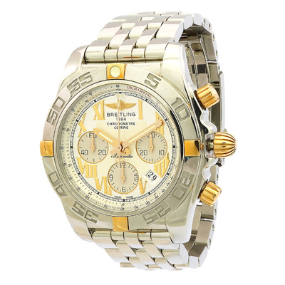 Men's Breitling Chroomat 44 Automatic Silver Dial Watch IB011012/G677.375A (arb1345)