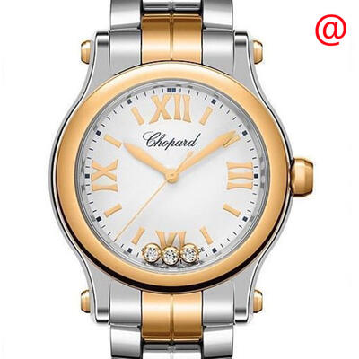 Chopard Happy Sport Quartz Silver Dial Ladies Watch - Ref 278590-6002 (arb1640)