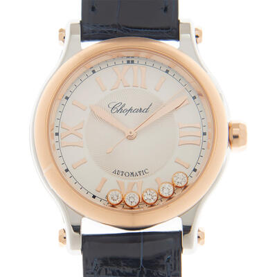 Chopard Happy Sport Automatic Silver Dial Ladies Watch Model No.278608-6001 (blue, arb1651)