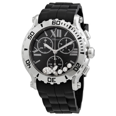 Chopard Happy Fish Chronograph Ladies Watch 288496-3016 288499-3016 (black, arb2387)