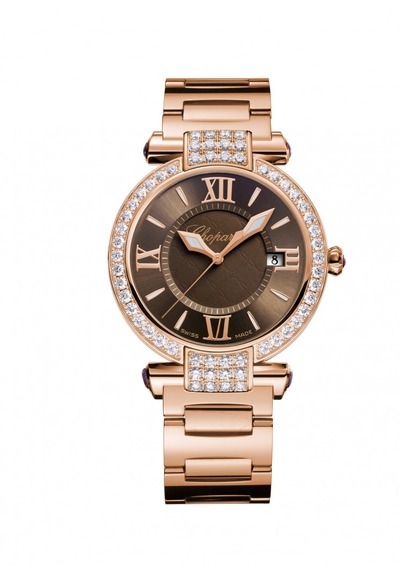 384221-5012 Chopard Imperiale Brown Dial Rose Gold Ladies Watch (brown, arb2418)