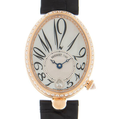 Breguet Reine De Naples Automatic Diamond White Dial Ladies Watch 8918BR58964D00D3L (black, arb1538)