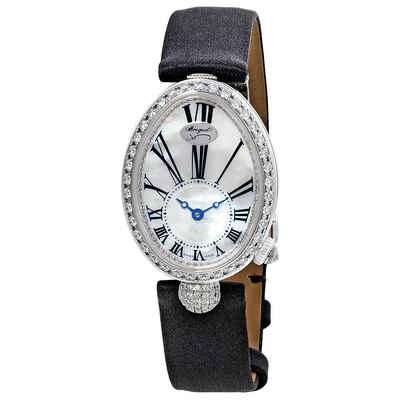 Breguet Reine de Naples 18kt White Gold Mother of Pearl Dial Ladies Watch 8928BB/51/844.DD0D (black, arb1545)