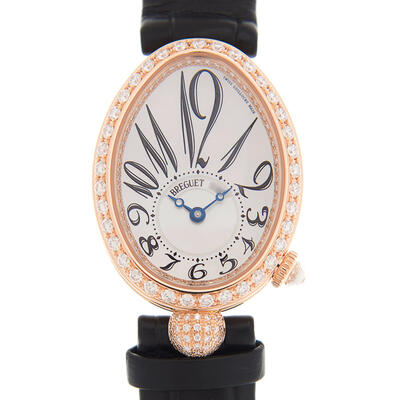 Breguet Reine de Naples Diamond White Dial Ladies Watch, Ref 8928BR/5W/944/DD0D (black, arb1556)