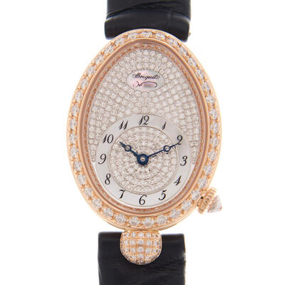 Breguet Reine de Naples Automatic Diamond Unisex Watch 8928BR/8D 8928BR/8D/944.DD0D (black, arb1558)