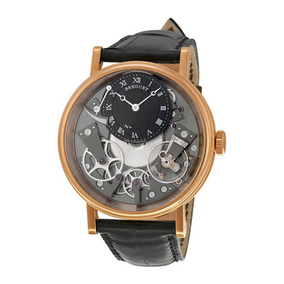 Breguet Tradition Skeleton Dial Mens Watch - Reference 7057BR/G9/9W6 (black, arb980)