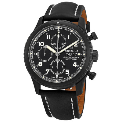 Breitling Navitimer 8 Chronograph Automatic Black Dial Mens Watch - Model: M13314101B1X1 (black, arb1132)