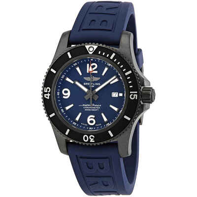 Breitling Superocean 46 Automatic Mens Watch Blue Dial M17368D71C1S1 (black, arb20405)