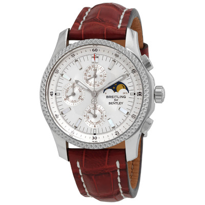 Breitling Bentley Mark VI Complications Chronograph Automatic Chronometer Silver Dial Mens Watch P1936212/G629.735P.A20BA (red, arb1139)