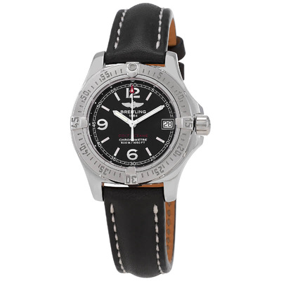 Breitling Colt Oceane II Quartz Chronometer Black Dial Ladies Watch A7738011/B785.408X.A14BA.1 (black, arb1738)