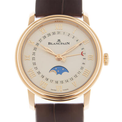 Blancpain Villeret Quantieme Phases de Lune Automatic Watch Ladies Model 6126-3642-55A (brown, arb949)