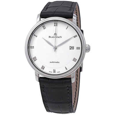 Blancpain Villeret Automatic White Dial Mens Watch Ref 6223-1127-55A (black, arb953)