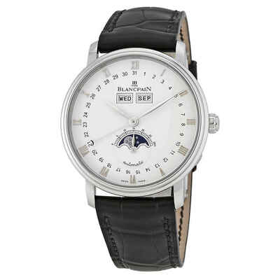 Blancpain Quantieme Complet Automatic White Dial Mens Watch 6263-1127-55B (black, arb642)