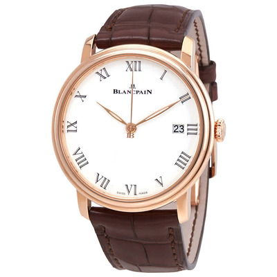 Blancpain Villeret Automatic Mens Watch 6630-3631-55B (brown, arb654)