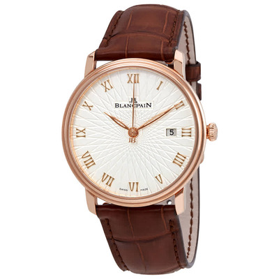 Blancpain Villeret Automatic Mens Watch 6651C-3642-55A (brown, arb667)