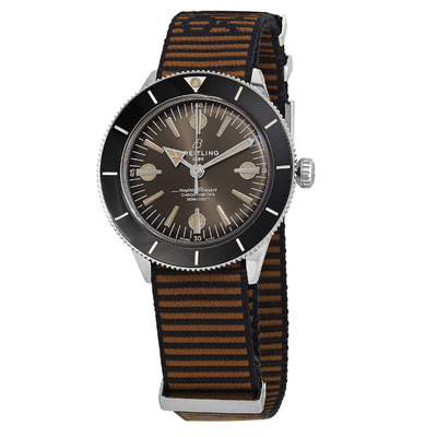 Breitling Superocean Heritage 57 Automatic Mens Brown Dial Watch Ref: A103703A1Q1W1 (black, arb681)