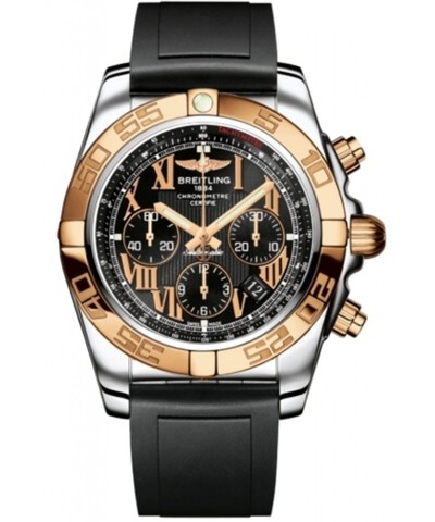 Men's Breitling Chronomat 44 Automatic Chronograph CB011012/B957 - Black Dial CB011012/B957BKPD (black, arb1316)