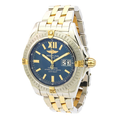 Breitling Cockpit Automatic Mens Blue Dial Watch B4935011/C672 B4935011/C672.361D (blue, arb1103)
