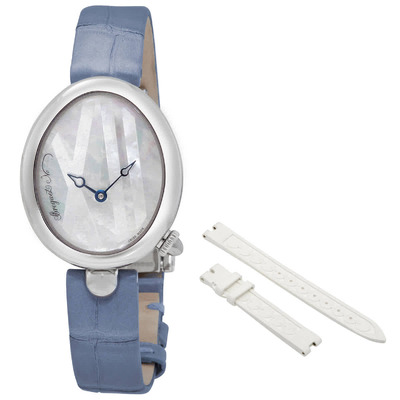 Breguet Reine de Naples Automatic Ladies Watch - Model No. 9807ST5W922 9807ST/5W/922 (blue, arb1704)
