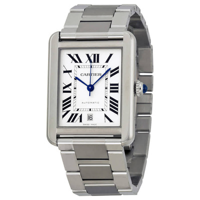 Cartier Tank Solo XL Automatic Silver Dial Mens Watch W5200028 (blue, arb2871)