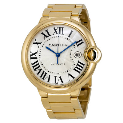 Cartier Ballon Bleu Large Mens Watch 18kt Yellow Gold W69005Z2 (blue, arb2882)