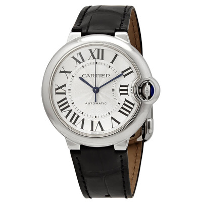 Cartier Ballon Bleu Automatic Silver Dial Ladies Watch WSBB0028 (black, arb2447)
