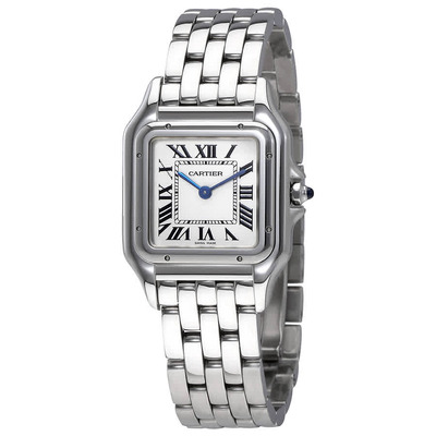Cartier Panthere De Cartier WSPN0007 Medium Model Silver Dial Ladies Watch (black, arb2288)