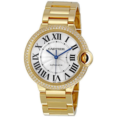 Cartier Ballon Bleu de Cartier Medium 18k Yellow Gold Watch WE9004Z3 (blue, arb2232)
