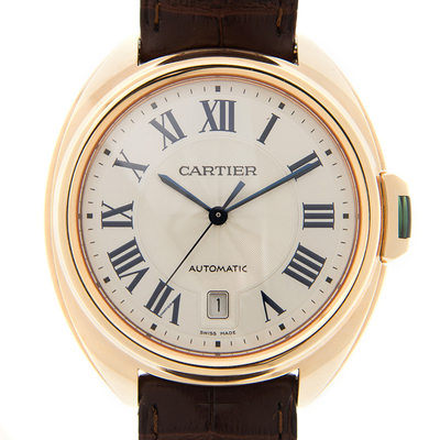 Cle De Cartier Automatic Silver Dial Unisex Watch WGCL0019 (brown, arb2265)